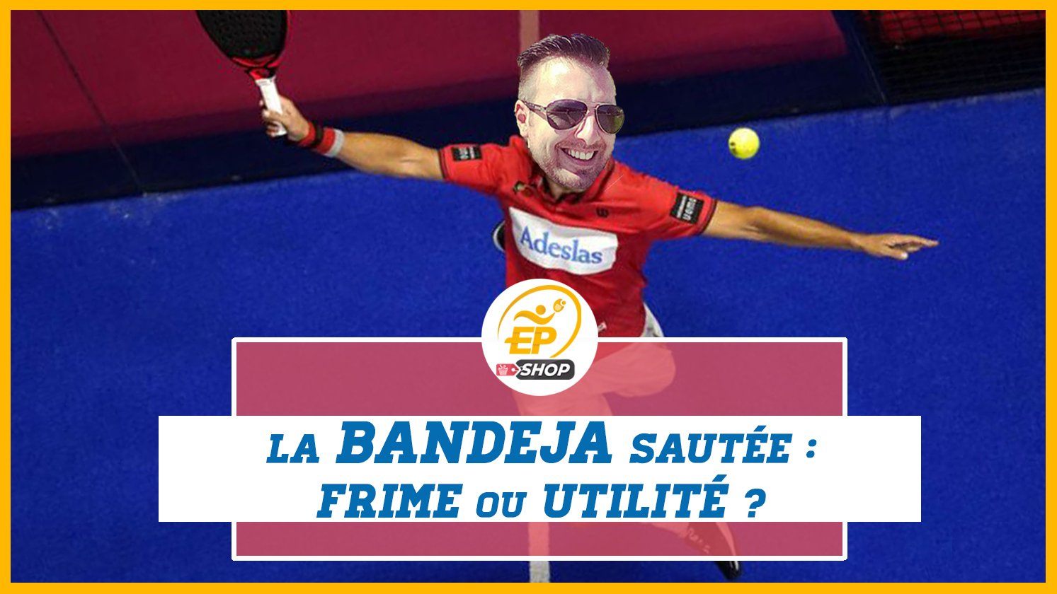 article de blog sur la bandeja sautée au padel