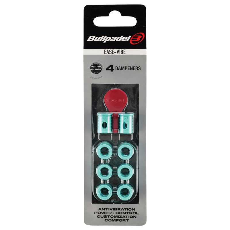 Antivibrateurs Bullpadel Ease Vibe x4 Bleu Clair - Esprit Padel Shop