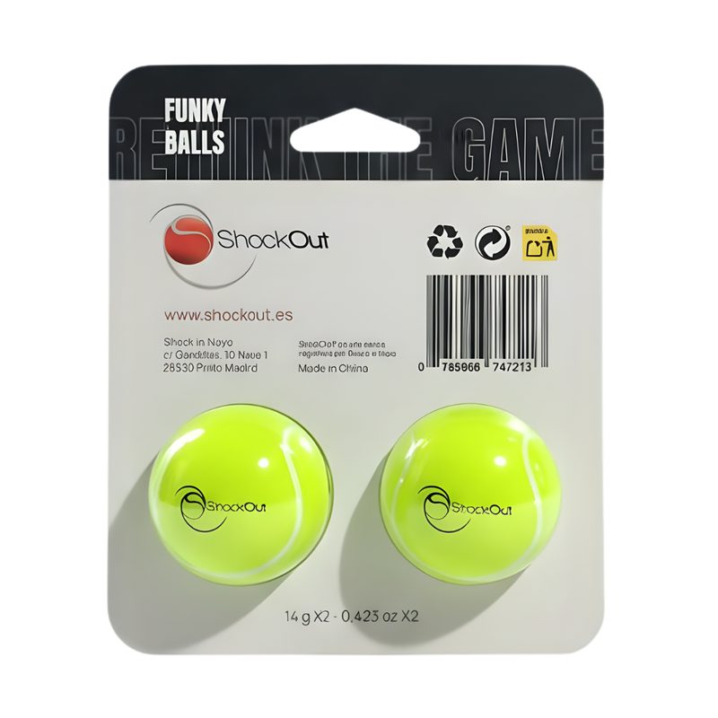 Balles désodorisantes Shockout Funky Balls - Esprit Padel Shop