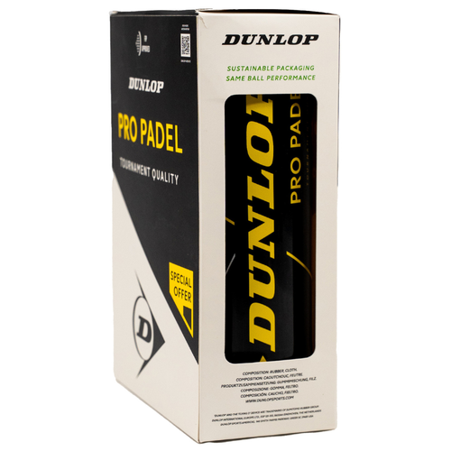 Bipack de 3 balles Dunlop Pro Padel - Esprit Padel Shop
