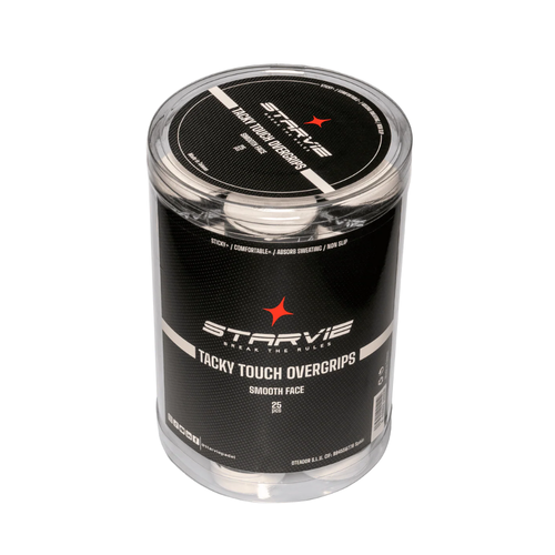 Burk med 25 Starvie Tracky Touch Vita overgrips - Esprit Padel Shop