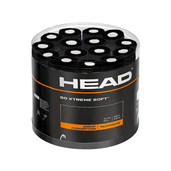 Förpackning med 60 overgrips Head Xtreme svarta - Esprit Padel Shop