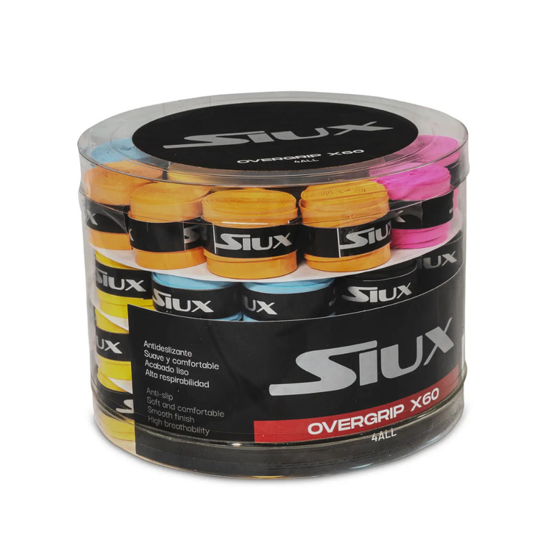 Boîte de 60 Surgrips Siux For All Mix - Esprit Padel Shop