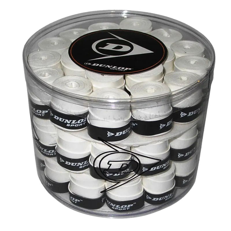 Boîte de 60 surgrips Dunlop Tour Pro Blanc - Esprit Padel Shop