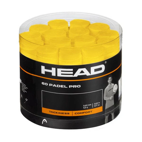 Caja de 60 overgrips Head Pro padel Amarillo - Esprit Padel Shop