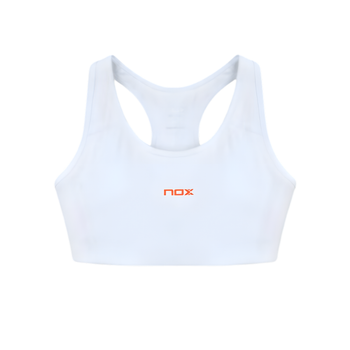 Nox Team White Women's Sports Bra - Esprit Padel Shop
