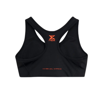 Nox Team Women's Black Sports Bra - Esprit Padel Shop