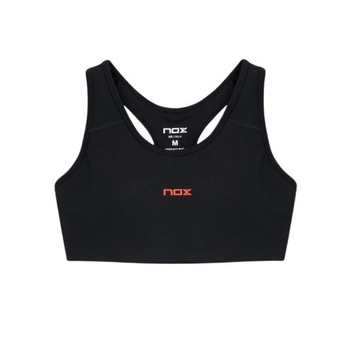 Nox Team Women's Black Sports Bra - Esprit Padel Shop