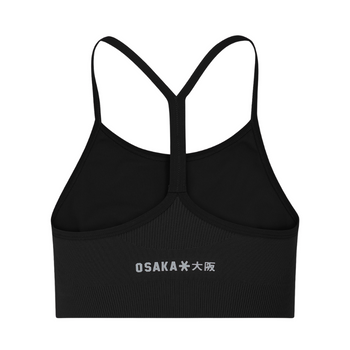 Sujetador deportivo Osaka Seamless Strap negro para mujer - Esprit Padel Shop