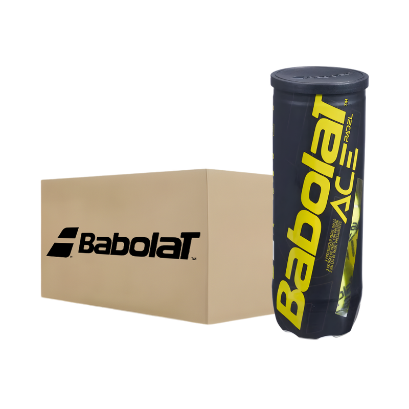 Carton de 24 tubes de balles Babolat Ace - Esprit Padel Shop