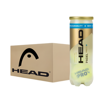 Carton de 24 tubes de balles Head Padel Pro S+ - Esprit Padel Shop