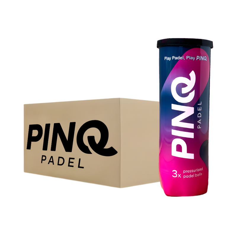 Carton de 24 tubes de balles Pinq Padel - Esprit Padel Shop