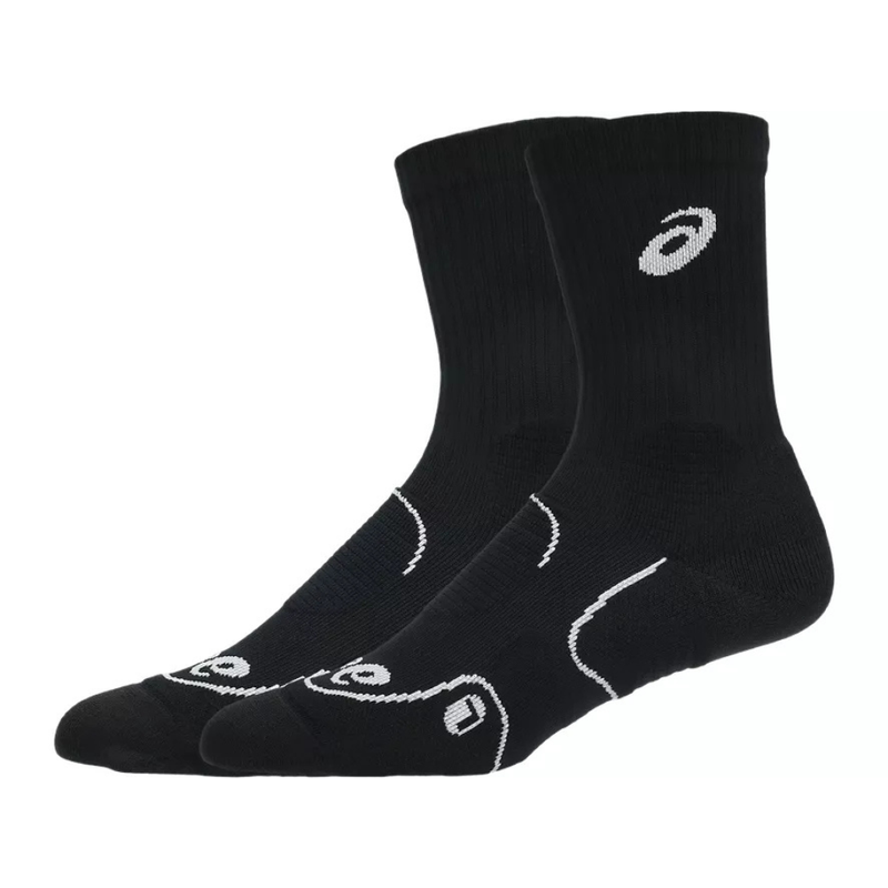 Chaussettes Asics Court+ Crew Noir - Esprit Padel Shop