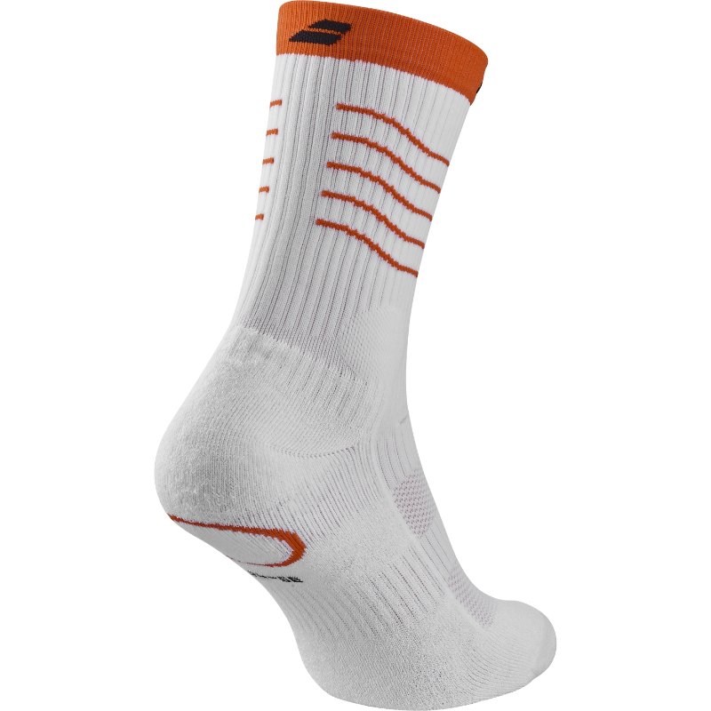Chaussettes Babolat Mid-Calf Socks Juan Lebron Blanc 2026 - Esprit Padel Shop
