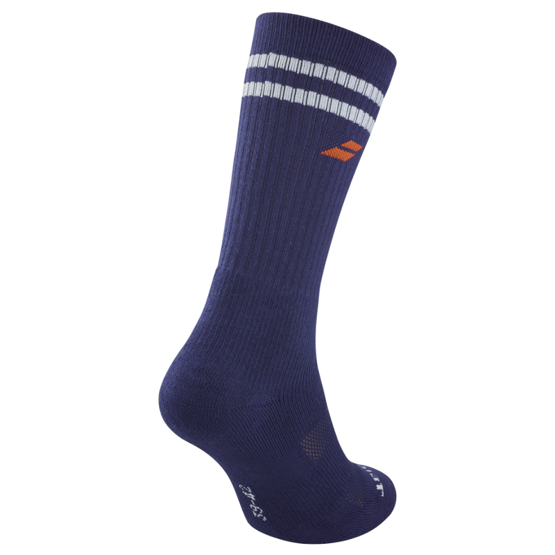 Chaussettes Babolat Team Single Socks Bleu Marine - Esprit Padel Shop