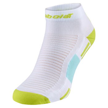 Socks Babolat Quarter Socks White/Yellow - Esprit Padel Shop