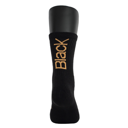 Black Crown Pro Altos Socks Black/Yellow - Esprit Padel Shop