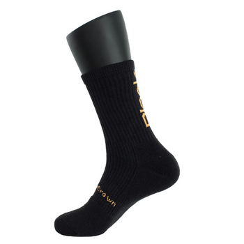 Black Crown Pro Altos Socks Black/Yellow - Esprit Padel Shop