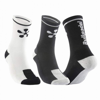 Chaussettes Bullpadel BPPMR2603 Blanc/Noir - Esprit Padel Shop