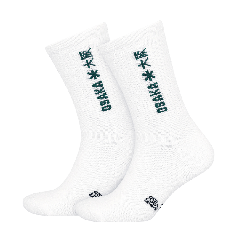 Chaussettes Osaka Duo Blanc/Vert - Esprit Padel Shop