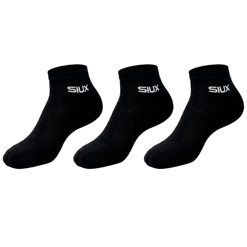Chaussettes Siux Basic Short Noir x3 - Esprit Padel Shop