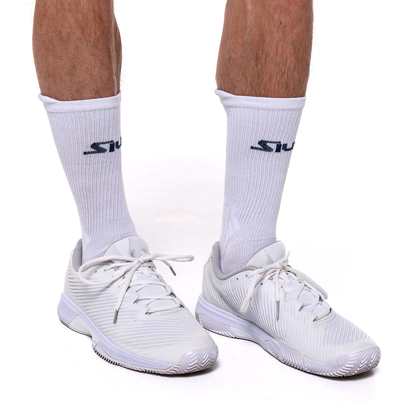Chaussettes Siux Reveal High Blanc/Bleu x2 - Esprit Padel Shop