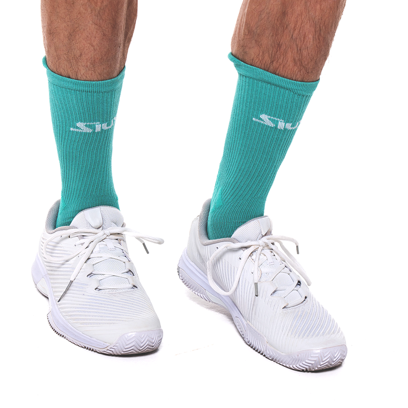 Chaussettes Siux Reveal High Bleu/Vert x2 - Esprit Padel Shop