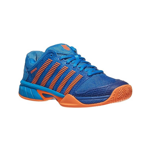 Chaussures de pade Junior K-Swiss Hypercourt EXP HB Bleu/Orange 3q - Esprit Padel Shop