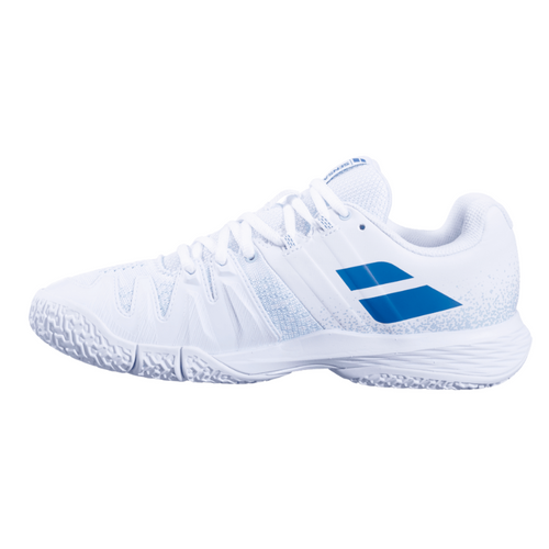 Chaussures de padel Femme Babolat Sensa Blanc/Bleu - Esprit Padel Shop