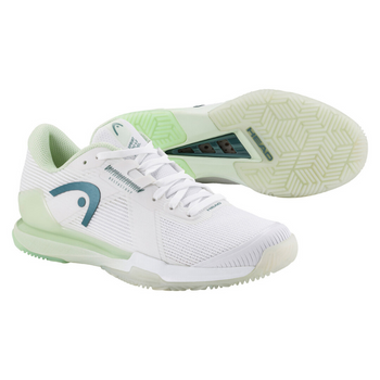 Chaussures de padel Femme Head Sprint Pro 4.0 Blanc/Vert - Esprit Padel Shop