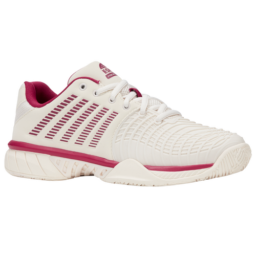 Chaussures de padel Femme K-Swiss Express Light 3 Padel Blanc/Rose - Esprit Padel Shop