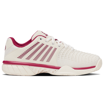 Chaussures de padel Femme K-Swiss Express Light 3 Padel Blanc/Rose - Esprit Padel Shop