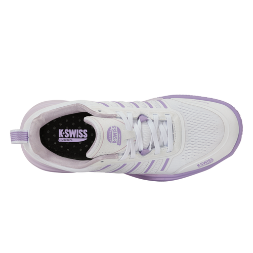 Scarpe padel Pantaloncini K-Swiss Ultra da donna Padel Bianco/Viola - Esprit Padel Negozio