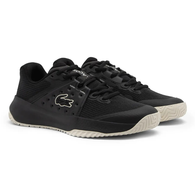 Chaussures de padel Femme Lacoste Power Serve Noir - Esprit Padel Shop