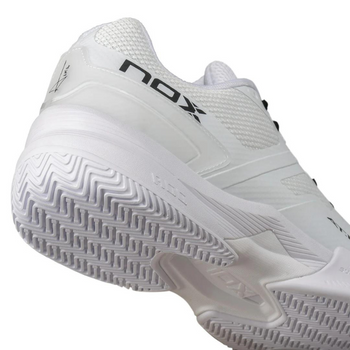Zapatillas de pádel para mujer Nox AT10 Pro Blanco Talón - Esprit Padel Shop
