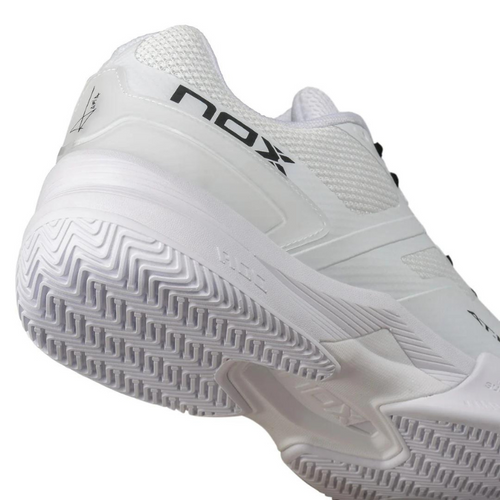 Zapatillas de pádel para mujer Nox AT10 Pro Blanco Talón - Esprit Padel Shop