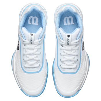 Chaussures de padel Femme Wilson Courtglide Padel Blanc/Bleu - Esprit Padel Shop