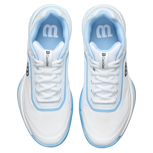 Chaussures de padel Femme Wilson Courtglide Padel Blanc/Bleu - Esprit Padel Shop