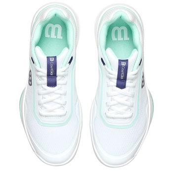 Chaussures de padel Femme Wilson Courtglide Padel Blanc/Vert - Esprit Padel Shop