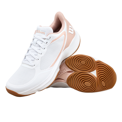 Chaussures de padel Femme Wilson Hurakn Lite Blanc/Rose - Esprit Padel Shop