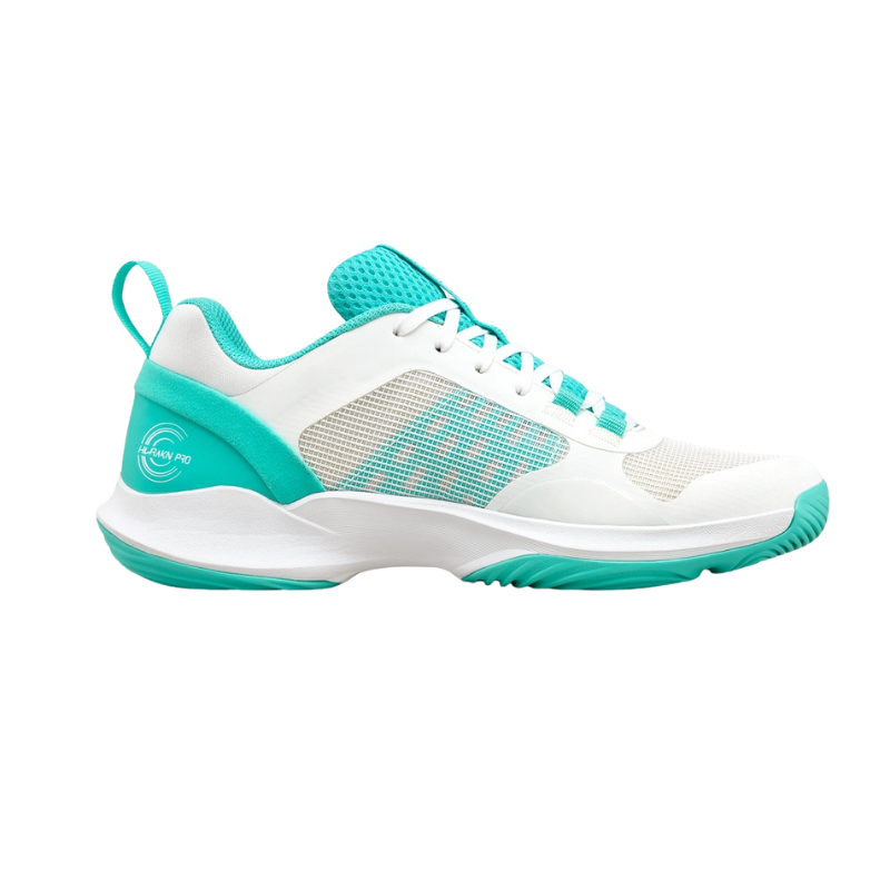 Chaussures de padel Femme Wilson Hurakn Pro V2 Blanc/Bleu - Esprit Padel Shop