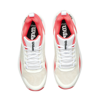 Chaussures de padel Femme Wilson Hurakn Pro V2 Blanc/Rose - Esprit Padel Shop