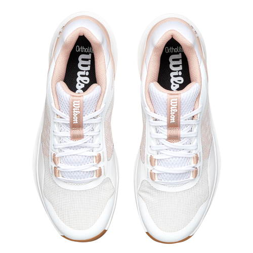 Chaussures de padel Femme Wilson Hurakn Pro V2 Blanc/Rose- Esprit Padel Shop