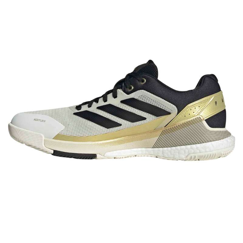 Chaussures de padel Homme Adidas Crazy Quick Boost Blanc/Gold - Esprit Padel Shop