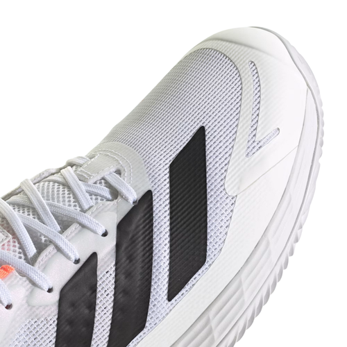 Chaussures de padel Homme Adidas Defiant Speed 2 Blanc/Orange - Esprit Padel Shop