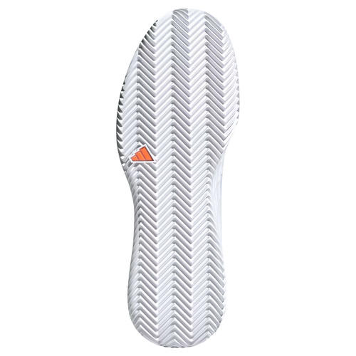 Chaussures de padel Homme Adidas Defiant Speed 2 Blanc/Orange - Esprit Padel Shop