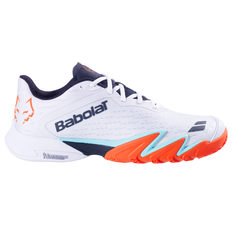 Chaussures de padel Homme Babolat Jet Premura 3 Lebron Blanc/Orange - Esprit Padel Shop