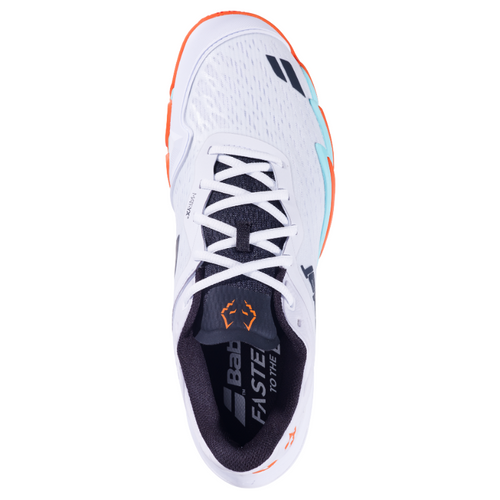 Chaussures de padel Homme Babolat Jet Premura 3 Lebron Blanc/Orange - Esprit Padel Shop