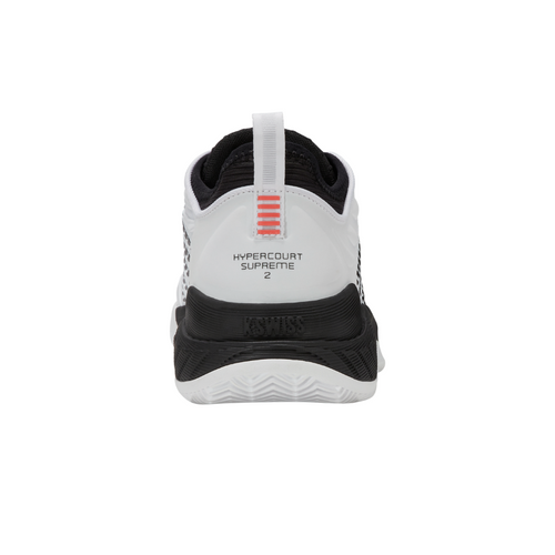 Chaussures de padel Homme K-Swiss Hypercourt Supreme 2 Clay Blanc/Noir - Esprit Padel Shop