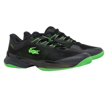 Chaussures de padel Homme Lacoste AG-LT Ultra Clay Noir/Vert - Esprit Padel Shop